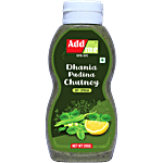 Add me Dhania Pudina Chutney - Classic Indian Panipuri Bhelpuri Chatni 200 g Squeeze Bottle