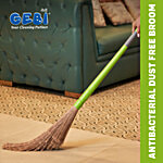 Gebi  No Dust Plastic Floor Broom - Anti Bacterial Jhadu, XXL, 115 cm 1 pc 