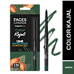 Faces Canada Magneteyes Color Kajal - Waterproof & Smudge Proof, Paraben Free 0.3 g Green Appreciation 02