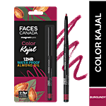 Faces Canada Magneteyes Color Kajal - Waterproof & Smudge Proof, Paraben Free 0.25 g Burgundy Love 04