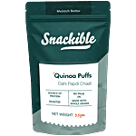 Snackible Dahi Papdi Quinoa Puffs 35 g Zipper Pouch
