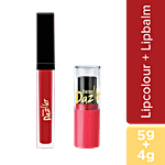Eyetex Dazller Lip Colour & Luscious Lip Balm - Non-Transferable, Smooth, Smudge-Proof 2 pcs DLC006 Cranberry