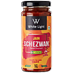 White Light  Jain Schezwan Sauce - No Onion & Garlic, Pure Vegetarian, For Asian Cooking, Sauce & Dips 250 g 