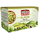 Meri Chai Elaichi Black Tea - Cardamom 50 g (25 Envelope Bags x 2 g each)