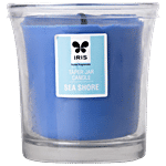 Iris Taper Jar Candle with Sea Shore fragrance 110 g 