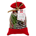Iris Potpourri In Jute Bag Fragrance With Refresher Oil Cherry Blossom 150 g