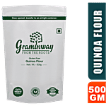 Graminway Quinoa Flour - Gluten Free, Dietary Fibre, Protein Rich, Healthy Alternative For Breads, Chapati 500 g