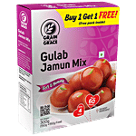 Grain N Grace  Gulab Jamun Mix - Soft & Yummy, Traditional Indian Dessert 150 g (Buy 1 Get 1 Free)