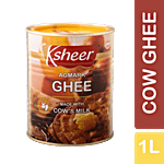 Ksheer Cow Ghee - Natural Source Of Vitamin A, Healthy & Tasty 1 kg 
