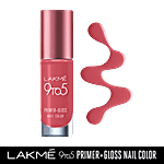Lakme 9To5 Primer + Gloss Nail Colour 6 ml Nude Warmth
