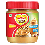 Saffola Peanut Butter - With Jaggery, Creamy 350 g Jar