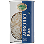 Naturesmith Arborio Rice - Italian Short Grain, For Risotto, Salad & Curries 250 g Can