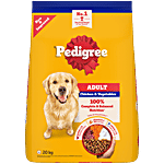 Pedigree Adult Dry Dog Food, Chicken & Vegetables, 20 kg, 3 kg, 100% Complete & Balanced Food for Adult Dogs 20 kg 