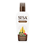Sesa Ayurvedic Strong Roots Oil With 26 Herbs & 6 Oils For Hair Fall Control & Hair Growth - 5000-year-old Kshir Pak Vidhi With Milk, No Mineral Oil 200 ml