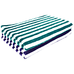 VC Stripes Face Towel - 100% Cotton, Premium, Ultra Soft, 33 x 51 cm 2 pcs