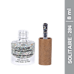 ColorBar Vegan Nail Lacquer - Calcium Enriched, Chip Resistant, High Gloss, Long Lasting 8 ml Solitaire