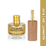 ColorBar Vegan Nail Lacquer - Calcium Enriched, Chip Resistant, High Gloss, Long Lasting 8 ml Kilowatt