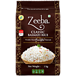 Zeeba Classic Basmati Rice -  Pure Authentic & Delicious Taste, Unique Aroma 1 kg