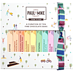 Paul And Mike Chocolate Gift Box - No Refined Sugar, Natural, Eggless 27 g (Pack of 10)