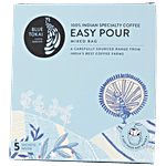 Blue Tokai Easy Pour Mixed Bag - Instant Coffee, Light to Dark Roasted 11 g (5 Sachets x 11 g Each)