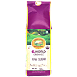 Elworld Organic Raw Sugar - Can Be Used In Any Dish, Provides Energy 500 g Pouch