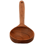 Tia Wooden Round Spoon - 25 cm, Durable, Eco Friendly, Non Toxic 1 pc