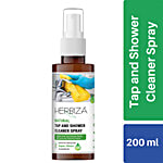 Herbiza Natural Tap & Shower Cleaner Spray - Provides Shine, Removes Tough Stains 200 ml