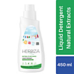 Herbiza Natural Plant Based Liquid Detergent - Removes Tough Stains 450 ml