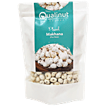 Qualinut Gourmet Phool Makhana - Fox Nuts, Helps In Weight Loss 100 g Pouch