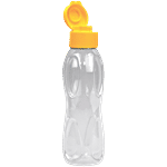 Signoraware Fliptop Aqua Drop BPA Free Plastic Bottle Leakproof, Easy To Carry - Clear 500 ml