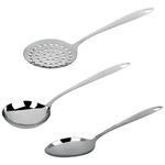 Woll KU006 Cook-It Skimmer Spoon with Fibreglass Reinforced Handle and Silicone Lip Heat-Resistant Up to 260 Degrees 11 x 32 cm 