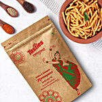 Tasties Origins Karampusa Spicy Sev - Telugu Speciality Snacks 150 g Pouch Namkeen