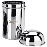 PddFalcon Stainless Steel Dome Storage Canister - Sugar, 100% Food Grade & Mirror Finish 500 ml
