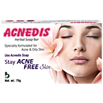 ACNEDIS Herbal Soap Bar - Acne Prone & Oily Skin, Lightens Scars, Blemishes,100% Natural 75 g 