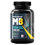 MuscleBlaze Omega 3 Fish Oil 1000 mg 60 pcs 