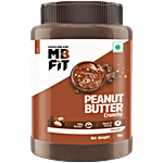 MuscleBlaze Fit Peanut Butter - Crunchy, Chocolate Flavour 1 kg 