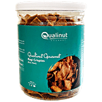Qualinut Gourmet Ragi Crispies - Peri Peri, Healthy Snack, Supports Weight Loss 100 g Tin