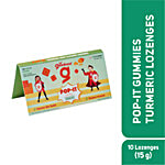 LiL'Goodness POP-IT Turmeric Gummies/Lozenges - Mint Flavour, Curcumin Rich, For Skin Health, Immunity 10 pcs