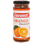 Ganesh Sharbat Orange Marmalade Jam - Juicy & Fresh, Bread Spread 300 g Glass Bottle