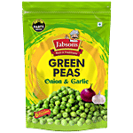 JABSONS Green Peas - Onion Garlic, Protein Rich, Traditional Flavour 400 g