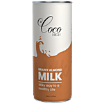 Coco High Brainy Almond Milk Flavoured Drink - Rich In Antioxidants, Refreshing, Healthy 200 ml Can
