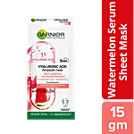 Garnier Hyaluronic Acid Ampoule Face Sheet - With Watermelon, For Dull & Extreme Dry Skin 15 g 