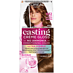 L'Oreal Paris Casting Creme Gloss - No Ammonia, Ultra Visible Hair Colour, Optimal Grey Coverage 3 pcs Light Golden Brown 632 (100 g + 60 ml)