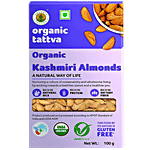 Organic Tattva Mamra Almonds - Rich In Nutrients, Vitamin E 100 g