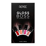 Renee See Me Shine Lip Gloss - Gloss Boss Combo Of 4 2.5 ml