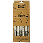 Goli Soda Newspaper Colour Pencils - Upcycled, Zero Waste, Non Toxic 1 pc (Pack of 10)