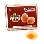 UPF Healthy Brown Eggs - Large, Rich In Protein, Great For Bones 12 pcs