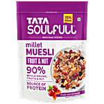 Tata Soulfull Millet Muesli Breakfast Cereal With 90% Fruit & Nut Wholegrains 500 g Pouch