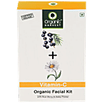 Organic Harvest Vitamin C Facial Kit - Acai Berry & Daisy Flower, Skin Whitening & Brightening 50 g 
