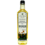 Jivika Naturals Cold Pressed Organic Sunflower Oil - Naturally Filtered, Pure, Unrefined, Boosts Immunity 1 L